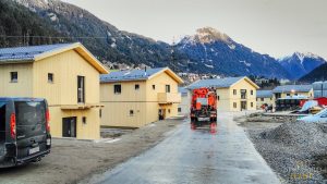 Koka karkasa māju ciemats Austrijā. Piemērs 6